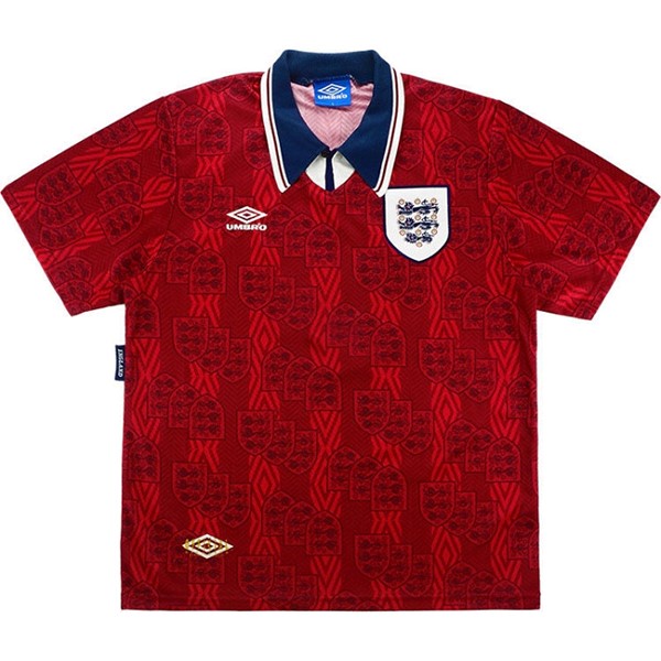 Maillot Football Angleterre Exterieur Retro 1994 Rouge